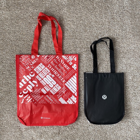 Lululemon Reusable Tote Bags (2) - Picture 2 of 14